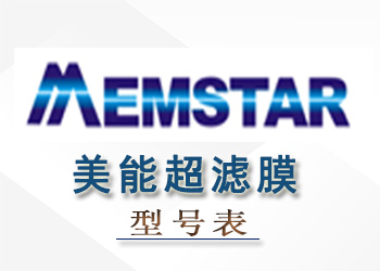 美能超濾膜組件性能參數型號表